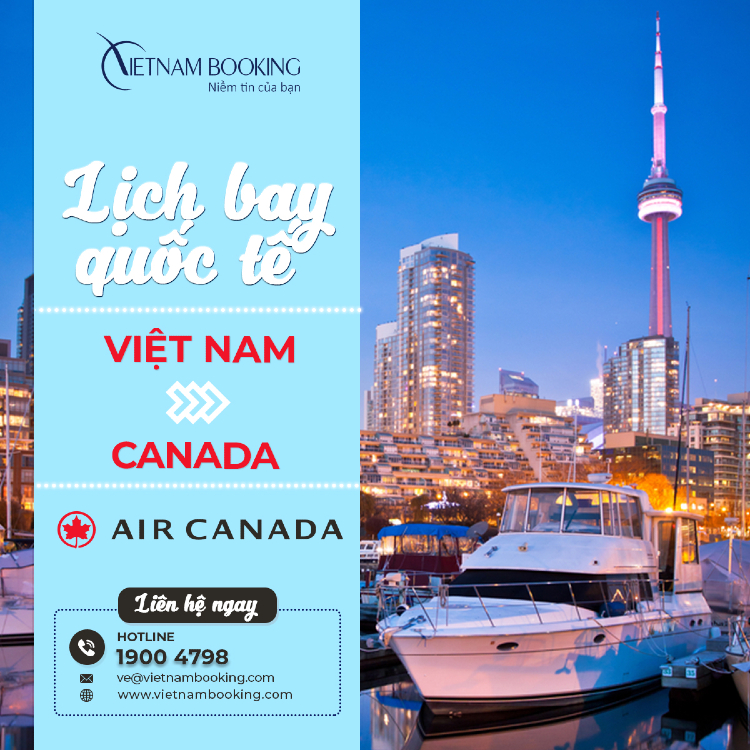 vé máy bay từ Việt Nam đi Canada