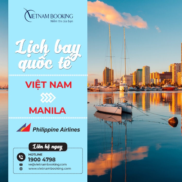 vé máy bay từ Việt Nam đi Manila