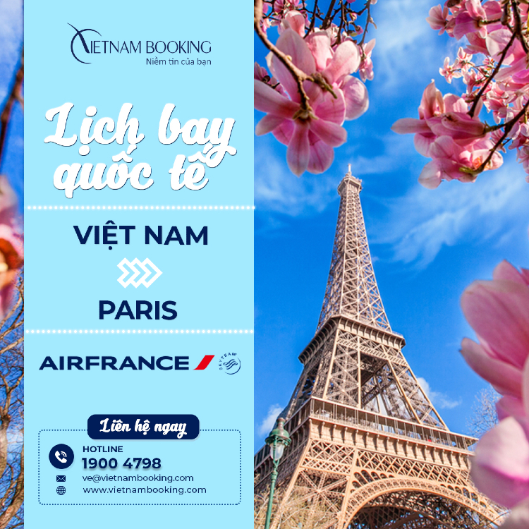 Chuyến bay từ Việt Nam đi Paris