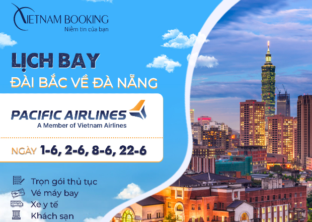 Chuyến bay charter từ Đài Loan về Việt Nam