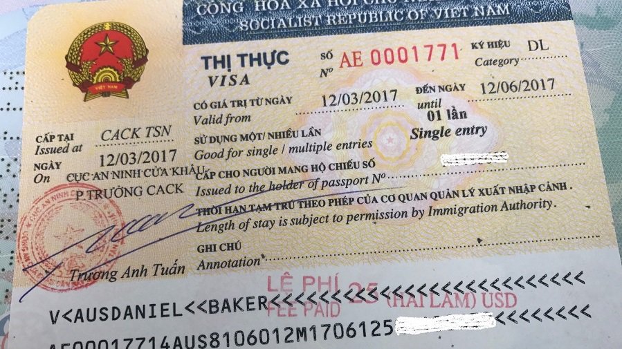 Những loại visa cho người nước ngoài công tác tại Việt Nam