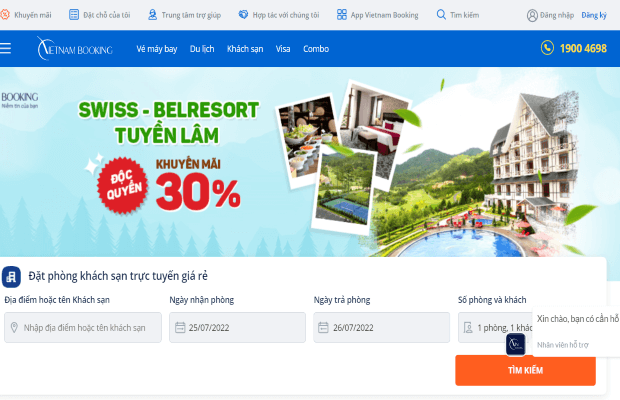 website Vietnam Booking