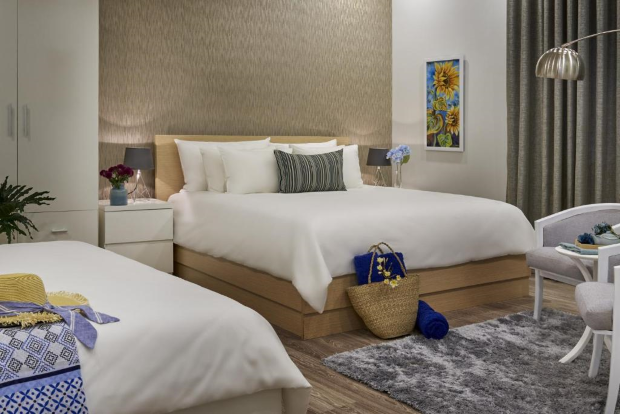 Phòng ngủ tại The Wind Boutique Resort & Residence Vũng Tàu