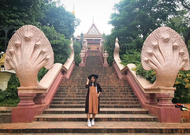Tham quan Wat Phnom Campuchia