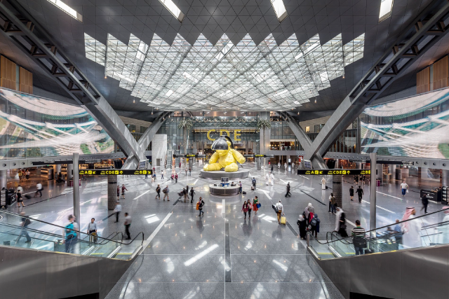 Sự sang trọng và hiện đại của sân bay Doha