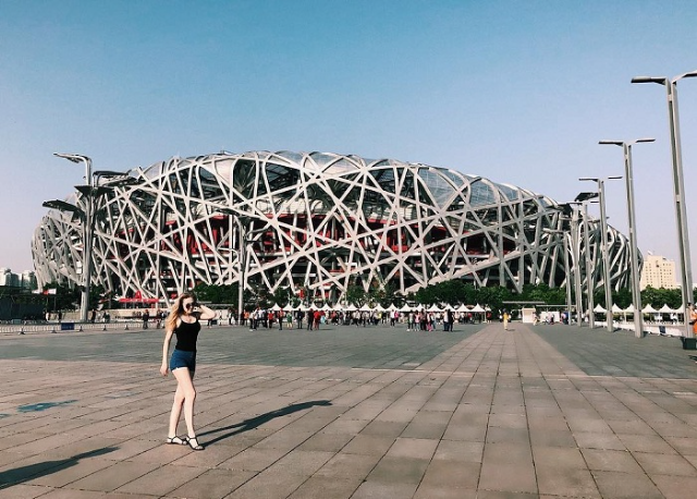 Toàn cảnh sân vận động Tổ Chim ở Bắc Kinh