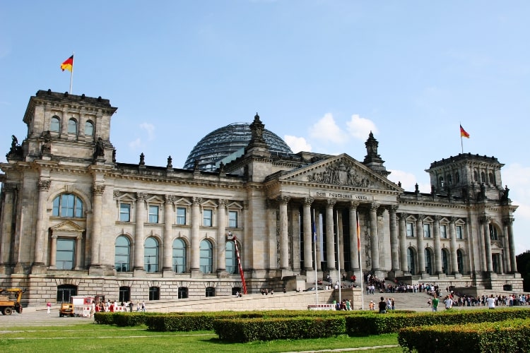 Tòa nhà cổ kính tại thủ đô Berlin của Đức