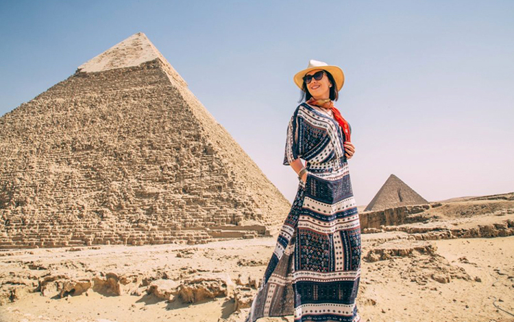 Vé máy bay đi Ai Cập - Tham quan quần thể kim tự tháp Giza